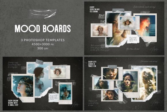 Download Polaroid Photo Mood Boards - Premium Resources