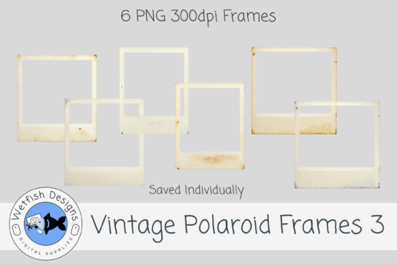 Download Vintage PNG Polaroid Frames 3 - Premium Resources